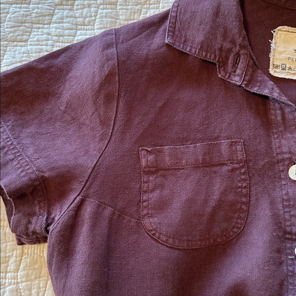 notPERFECTLINEN Plum Shirt Dress - Picture 4 of 5